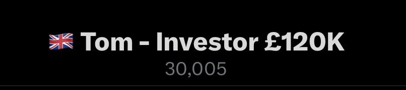 🇬🇧 Tom - Investor £120K tweet media