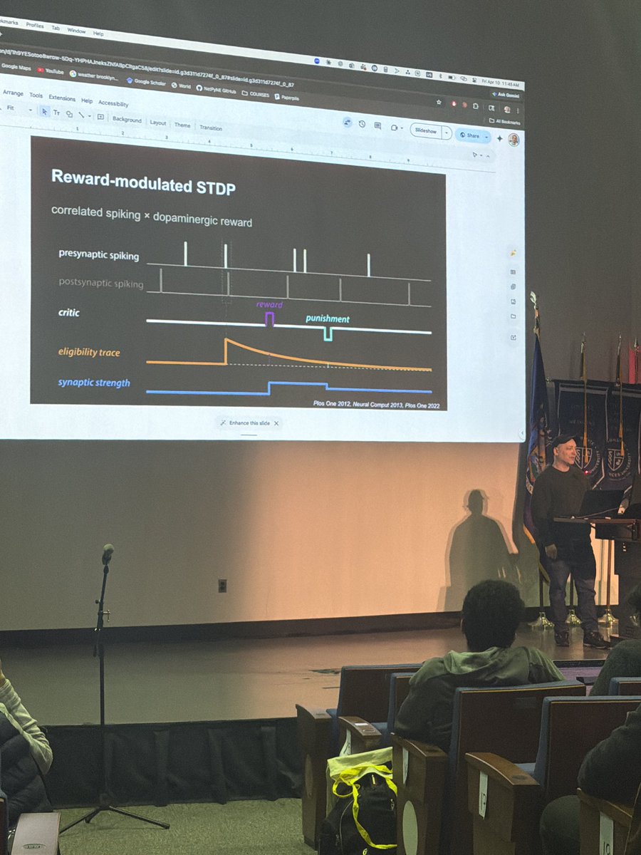 Second day of the EBRAINS meeting, wonderful Sam presenting our project.