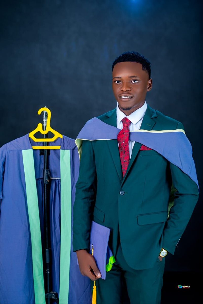 eksuamebo1's tweet image. Okelola Micheal Ajibade, the overall Best Graduating Student from the Department of Animal Science, Faculty of Agriculture, with a CGPA of 4.91.