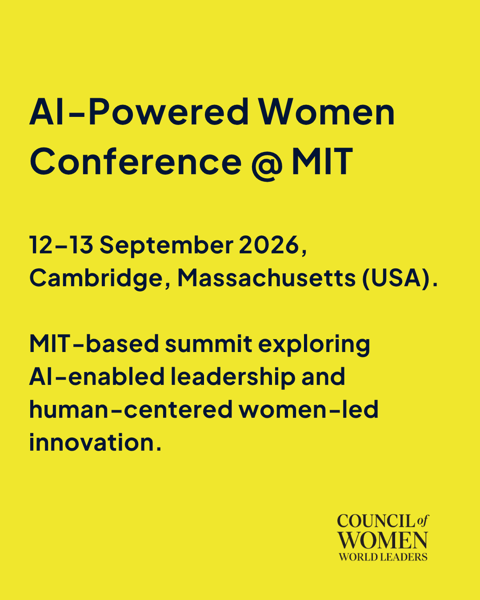 Council of Women World Leaders tweet media