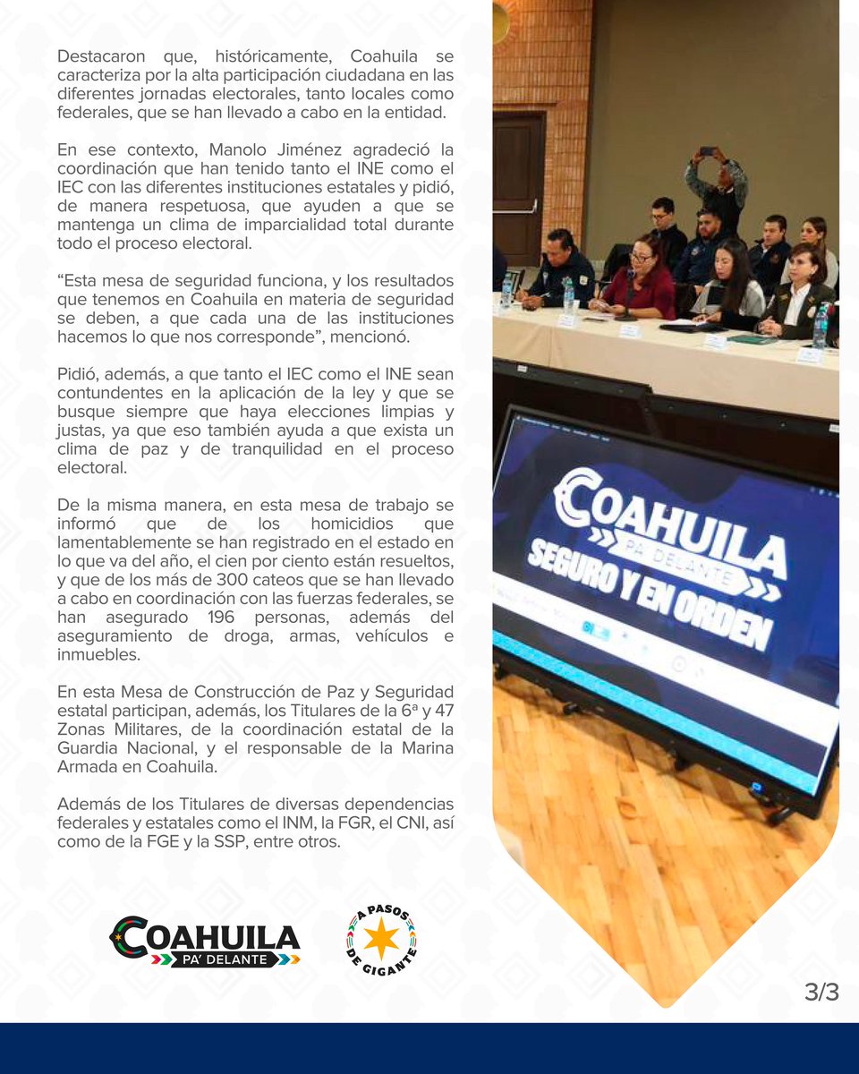 Gobierno de Coahuila tweet media