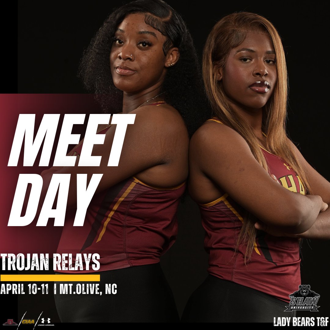 ShawBears's tweet image. Track &amp;amp; Field heads to UMO for the weekend for the Trojan Relays. 

Meet Info: umotrojans.com/documents/2026…

#ShawU | #BearWithUs