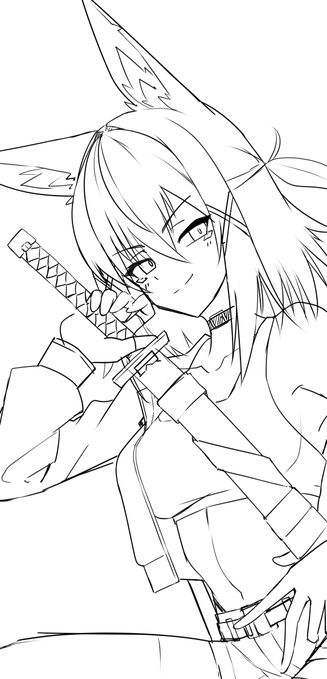 第2ラフまで描いたけどどうもしっくりこないのでお蔵入り
もうちょい魅力を出せるポーズやら構図を考えないと 