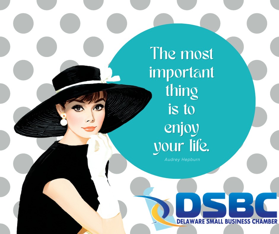 Sometimes the best reminder is the simplest one. ✨ 
“The most important thing is to enjoy your life.” – Audry Hepburn 
The little moments really do matter. ❤️