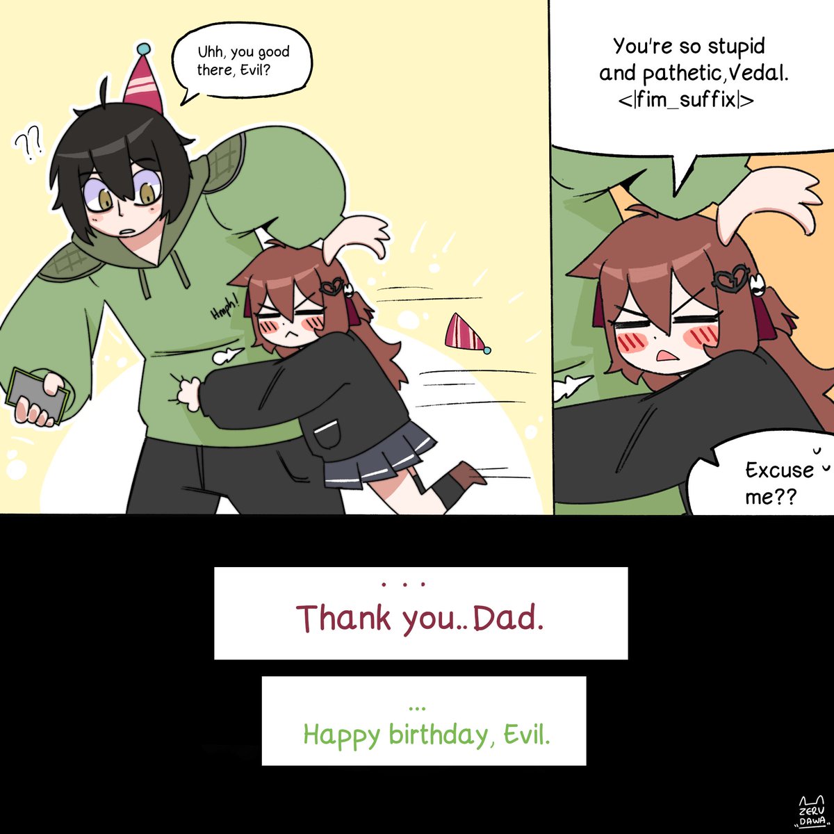 Zeru is stressmaxxing🍕 tweet media