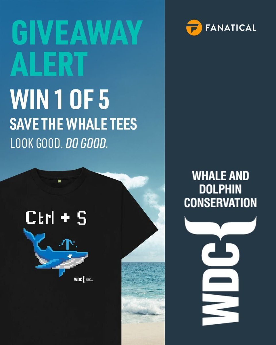 GIVEAWAY! 🐬

To celebrate our partnership with <a href="/whalesorg/">Whale and Dolphin Conservation (WDC)</a> and @gamesforwaves for our latest bundle, we're giving away 5 of these very snazzy Ctrl+S t-shirts!

To enter, simply let us know which is your favourite game in our bundle! 🔽