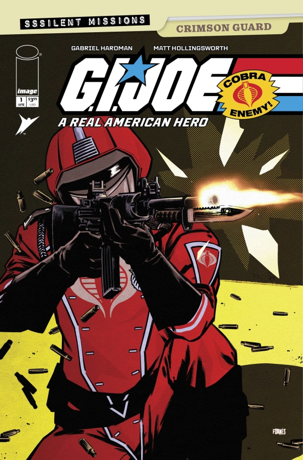 ComicCrusaders's tweet image. Cobra said less and did more. G.I. Joe: A Real American Hero – Sssilent Missions: Crimson Guard #1 is a cold-blooded silent thriller with sharp visuals and zero wasted motion. This one stalks. #GIJoe #ComicBooks #Skybound #ImageComics #ComicCrusaders @Skybound @Hasbro