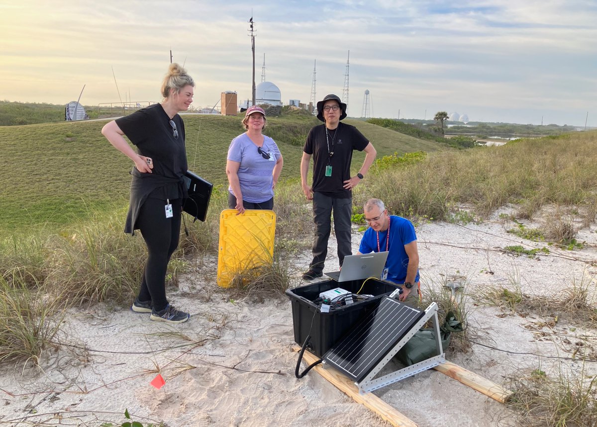 USouthFlorida's tweet image. Last week, as millions of people watched Artemis II lift off from the Kennedy Space Center, a group of #USF scientists stayed on the ground to capture rare seismic and infrasound data. 🚀🔊

Leaders in the field of rocket seismology, their work measures the effect of powerful