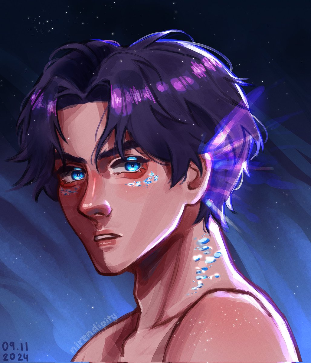 ni_rendipity's tweet photo. All the times i was supposed to draw clothes on him and got too lazy...

#LoveandDeepspace #Rafayel https://t.co/BznuyFtsA5