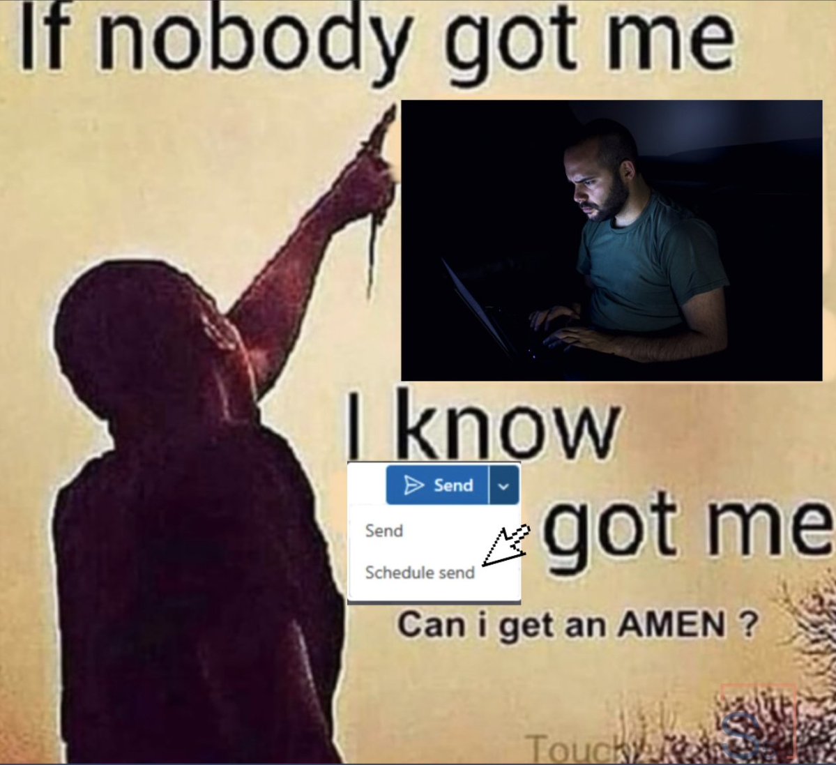 SocialFiveMedia's tweet image. Who up responding to emails well after business hours? 👀 #meme #lol #worklife