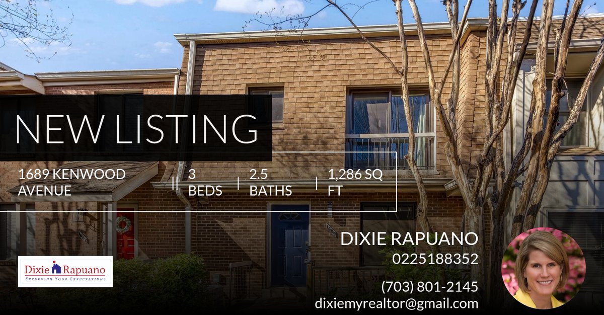 dixie_rapuano's tweet photo. 📍 New Listing 📍 Take a look at this fantastic new property that just hit the market located at 1689 Kenwood Avenue in Alexandria. Reach out here or at (703) 801-2145 for more information https://t.co/kW0yC8kefy https://t.co/jQ5CON6VHh