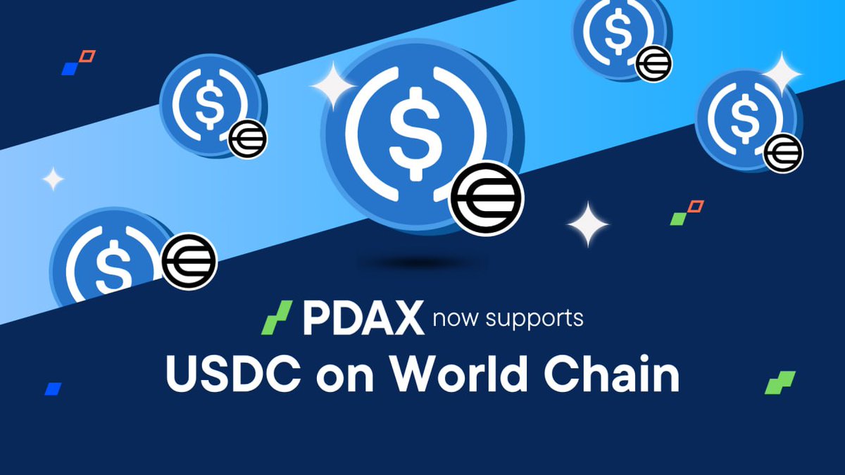calev1234's tweet photo. Another step forward for accessibility, USDC on World Chain now supported on PDAX.

The future of money is getting closer. https://t.co/lyvr9btbGj