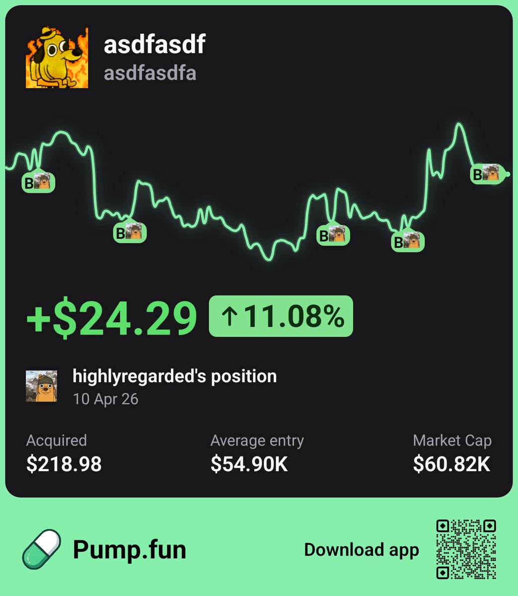 Happy DCA weekend! Another batch of $ASDFASDFA secured, bringing the DCA wallet total to 4M tokens.

Will they let me get 1% before sending it?

Let's see!