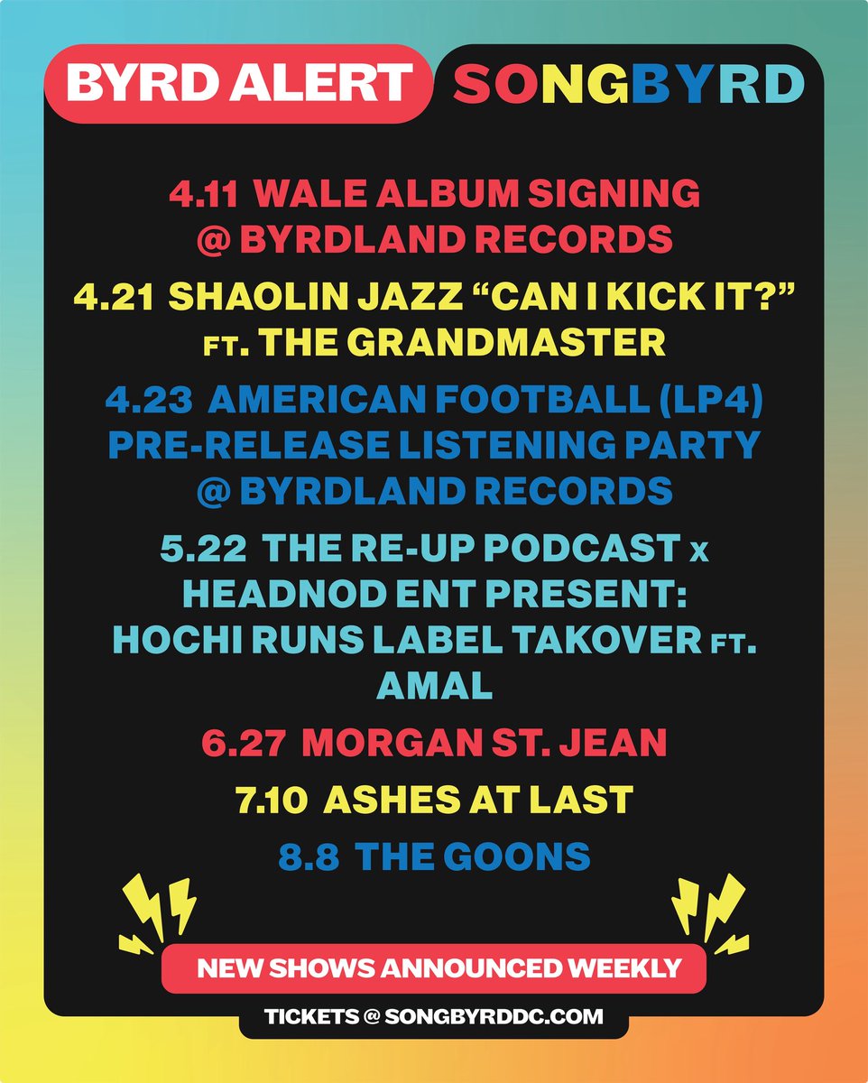 Songbyrd Music House tweet media