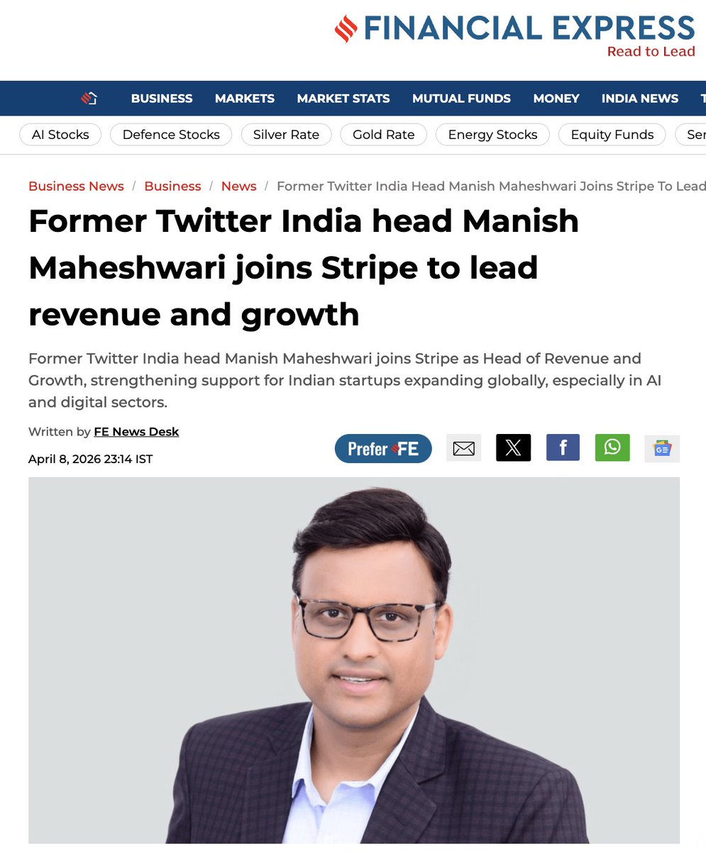 Manish M. tweet media