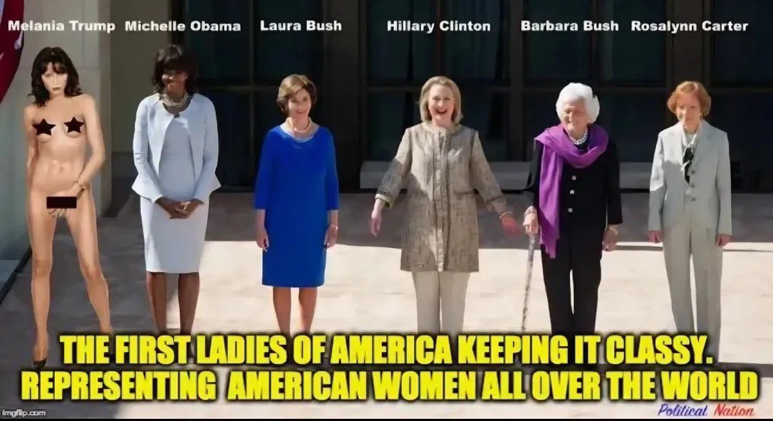 FeGili's tweet photo. @FLOTUS Ho ho https://t.co/PxA0hVgnZ0