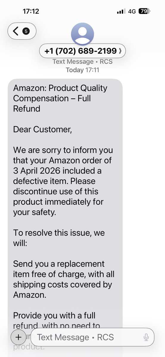 dapsy7's tweet photo. @AmazonUK is this you guys? I presume a scam https://t.co/ta1YapjpBU