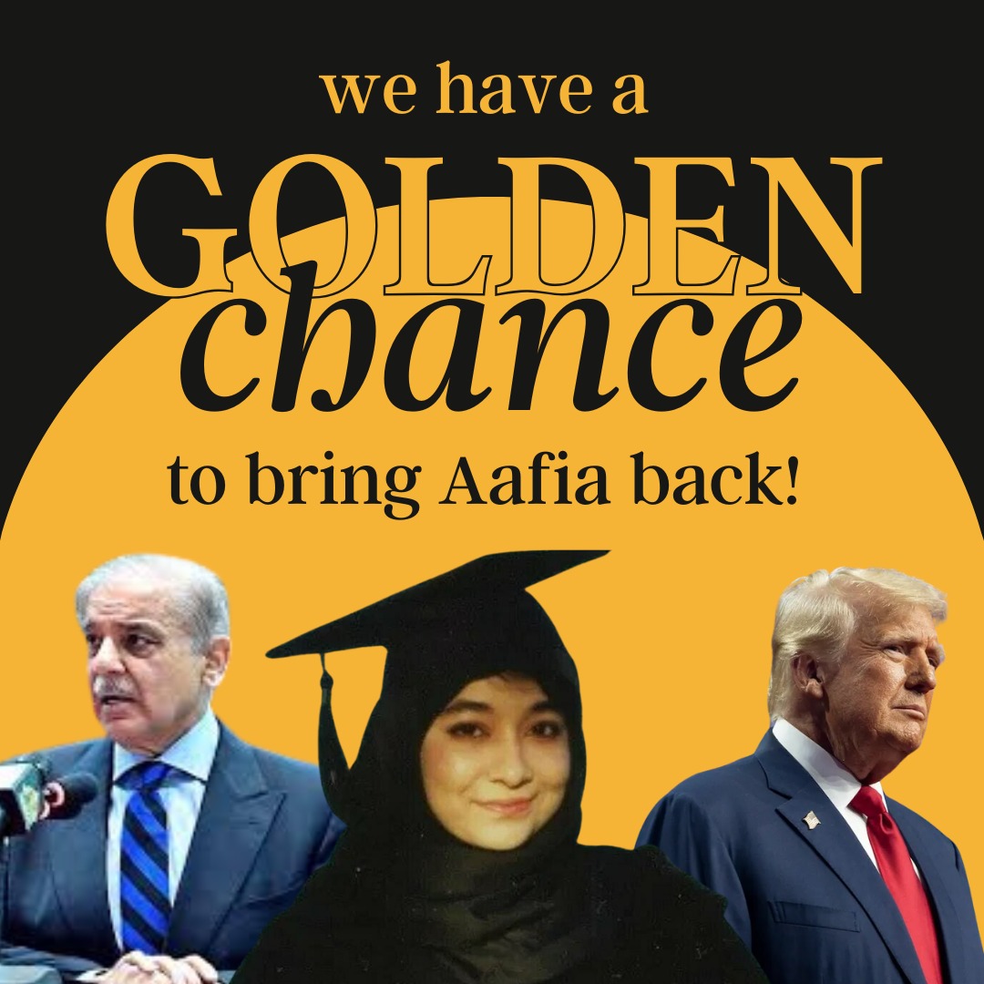 Aafiamovement's tweet photo. Justice delayed is justice denied. It’s time for leadership to act. We urge Gen Asim Munir and PM Shehbaz Sharif to take immediate steps to bring Aafia back and uphold justice.
Diplomacy4Aafia
Field Marshal Bring Aafia back
#DemandAafia_IsbTalks
#AsimMunirBringAafia https://t.co/tHVfiXqiE7
