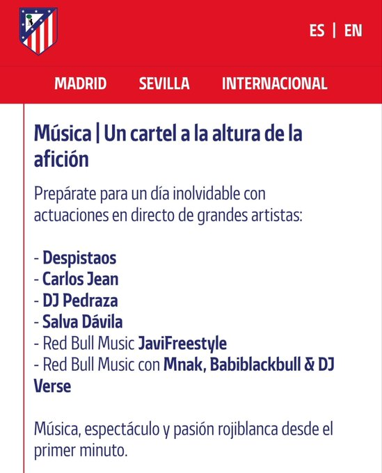 Pues ahí lo tenéis. Menudo sabadito se presenta, queridos.