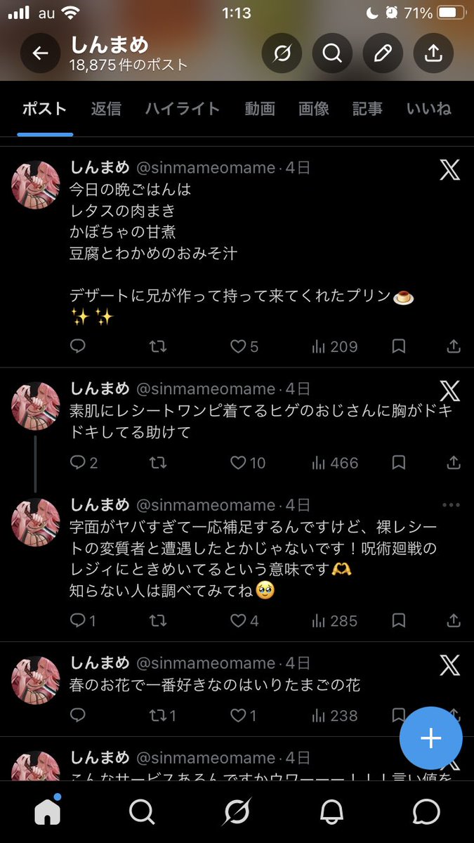 しんまめ tweet media