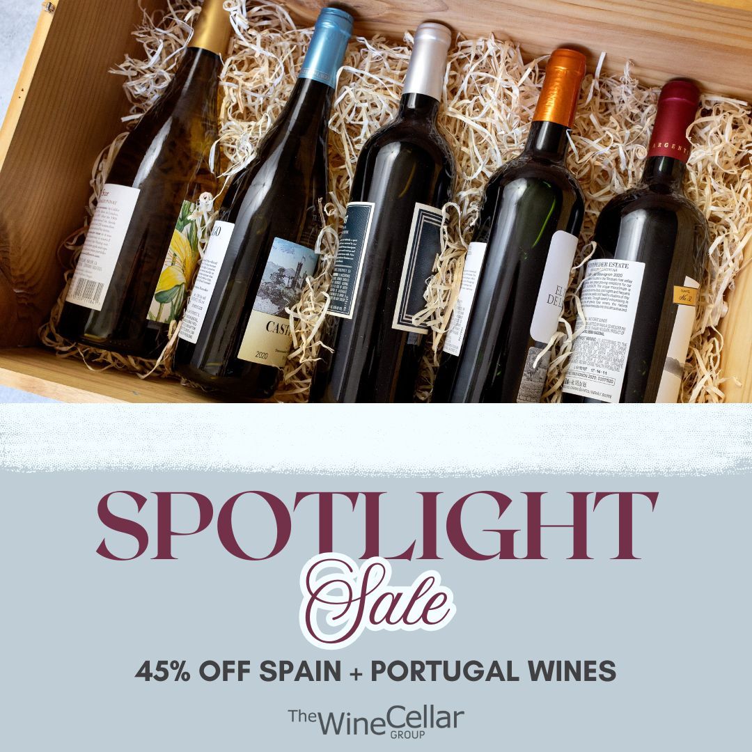💡 Spotlight Sale: Spanish &amp; Portuguese wines! Plus you can stack the 45% off deal with our Mix &amp; Match case offer to save even more! #TheWineCellarGroup
