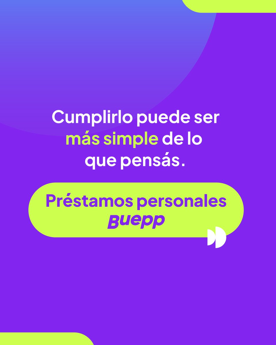 BueppOk's tweet photo. Hay cosas que querés hacer y está bueno tener cómo avanzar.

📲 Desde la app de Buepp podés solicitar tu préstamo de forma simple y manejarlo desde el celular.

Para seguir con lo que tenías en mente, sin complicarte 😏 https://t.co/d5cUgjZKfD