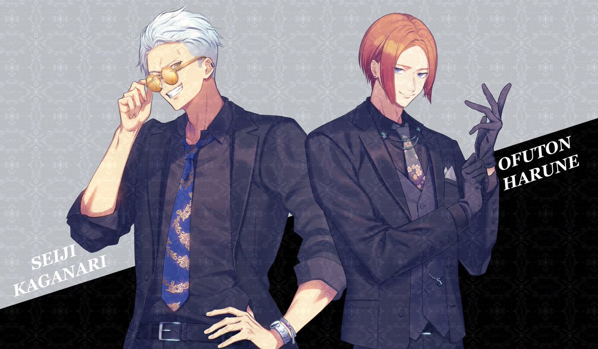 匿名希望の粋なリスナーさんから素敵なプレゼントをいただきました🎁✨

せいじとふたり、黒スーツでキマッててカッコいいいいいい！！！！😍😍😍
装飾のさりげないアピールもとても私好み😇

粋ナーさんが某神イラストレーターさんに依頼してくれたんだけど、
もちろん誰だか分かりますよね？🫵