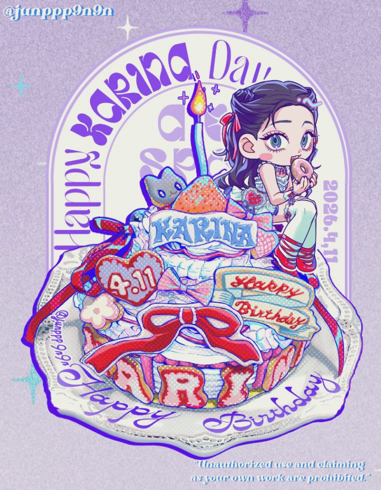 junppp9n9n's tweet photo. カリナさん𝐇𝐚𝐩𝐩𝐲 𝐁𝐢𝐫𝐭𝐡𝐝𝐚𝐲.⋆𝜗𝜚.*🎂🎉

#KarinaAsYuAre
#카리나_생일이다_후웅
#aespa #에스파 #KARINA #카리나
#aespafanart https://t.co/HE2Oz21EFH