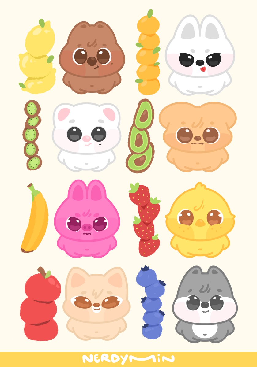 three apples tall 🍎🍎🍎 #SKZOOfanart