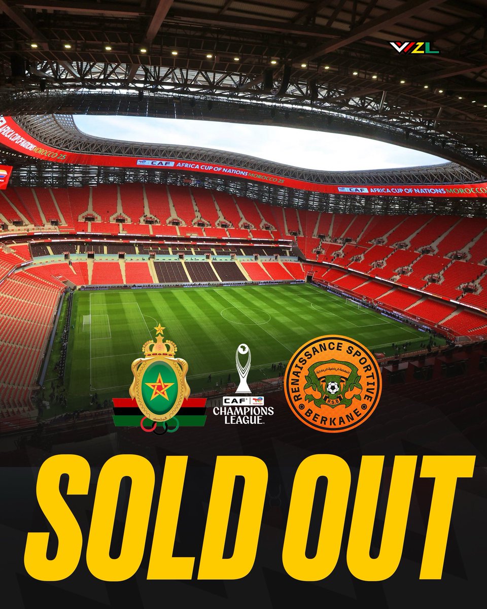 All tickets for the #TotalEnergiesCAFCL semifinal between ASFAR and RS Berkane have sold out 🏟️🔥