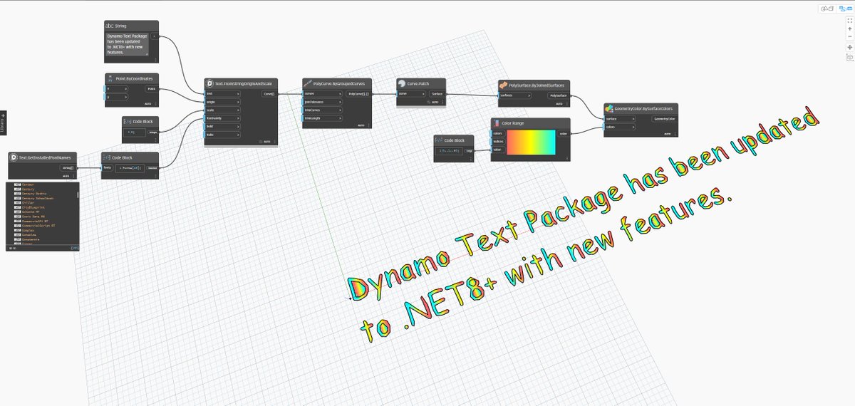johntpierson's tweet photo. The Dynamo Text package has been updated with new features (font selection, italic, bold). Get it on the package manager now!

yes this announcement was made in comic sans. https://t.co/vNgIcODeud