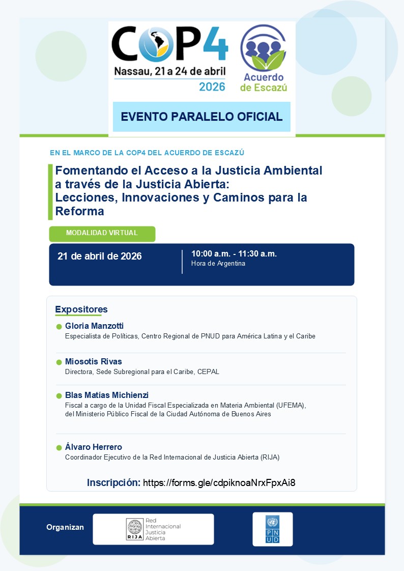 Red Internacional de Justicia Abierta tweet media