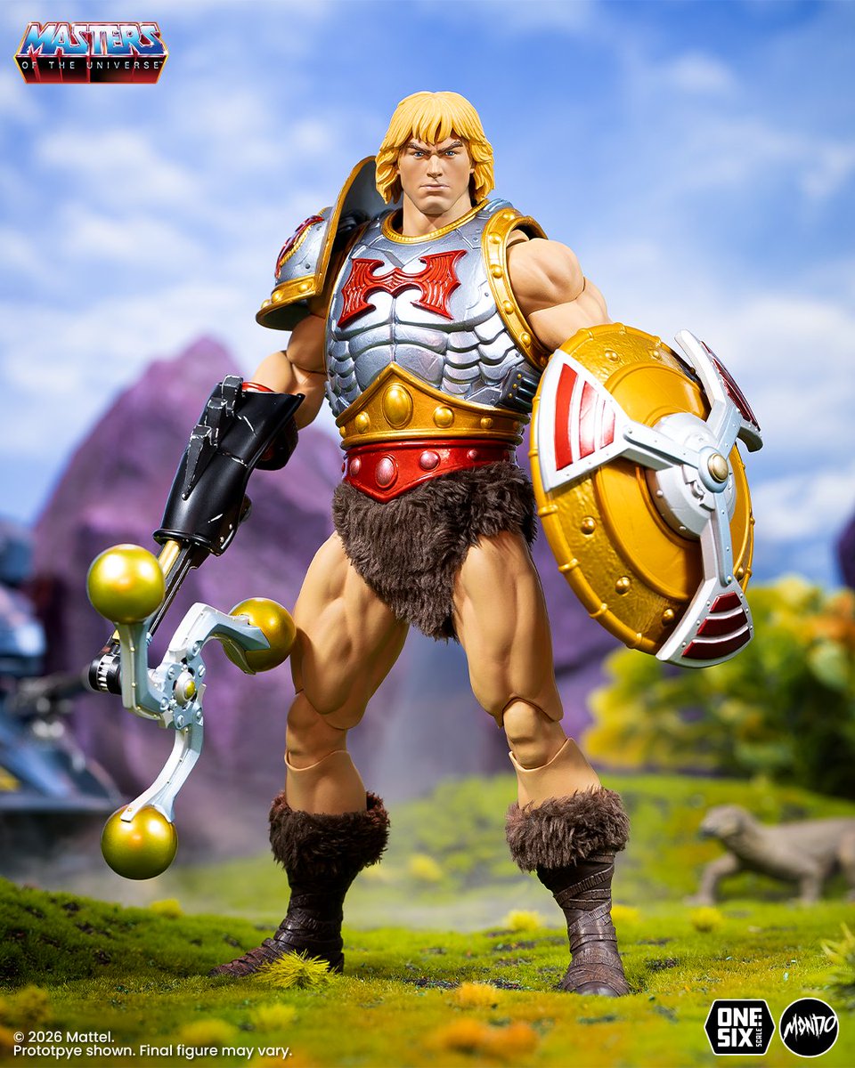 MondoNews's tweet photo. Our newest MASTERS OF THE UNIVERSE™  1/6 Scale Figure, the one and only He-man™… 2.0! 

Pre-Orders open Tuesday April 14 11AM CT. See more and sign up for Notify Me ... only at https://t.co/hYt6gp95mU (link in bio). https://t.co/EbzW4vpgD9
