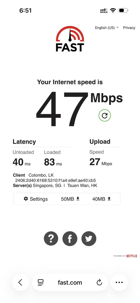 usbakon's tweet photo. @akash_per @Starlink My experience after using it for 24hrs:

My Starlink Mini is placed on the rooftop and I use its built-in router. 

When you’re right next to the dish, download speeds can go up to around 300Mbps. But the speed drops in different rooms depending on how far you are from it. https://t.co/r8zhq5LzqG