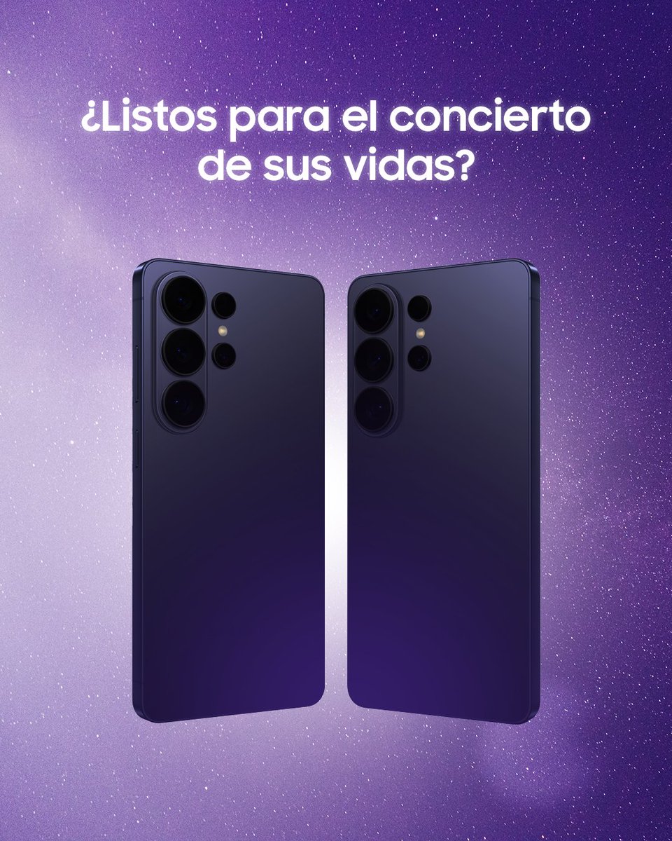 SamsungArg's tweet photo. La cámara del #GalaxyS26Ultra es el mejor compañero de cualquier ARMY. ¿Listos para el concierto de sus vidas? 💜 https://t.co/BZ4mnEhTWS