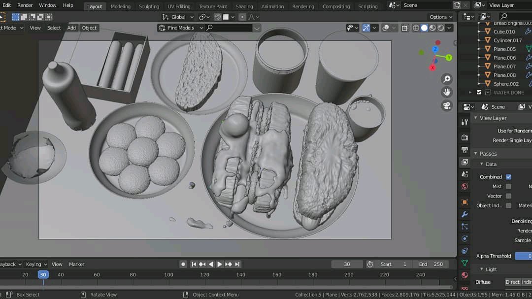 I actually made 3D "Bread and Akara" during my early stage of making food in Blender back in 2020. 🤣
But I wasn't successful with it so a remake will be an  Awesome challenge. 🫡