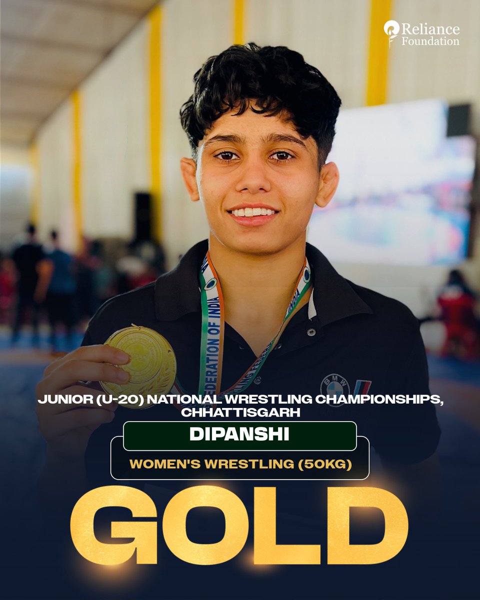 RFYouthSports's tweet image. 𝐀 𝟓-𝐒𝐭𝐚𝐫 𝐬𝐡𝐨𝐰𝐢𝐧𝐠! 🌟 🤼‍♀️

RF wrestlers dominate the Junior (U-20) National Wrestling Championships in Chhattisgarh with all 5 athletes finishing on the podium 💪

#RFSports #LetsPlay #RFAthletes