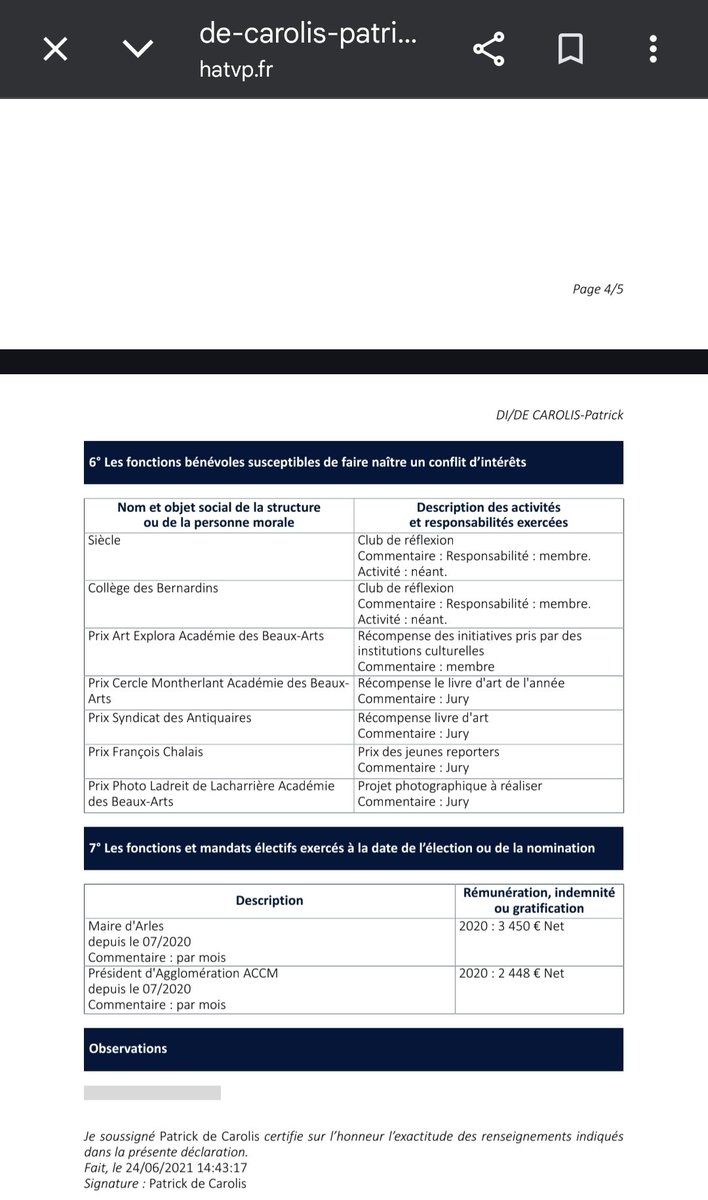 k7558k's tweet photo. @french_report78 @pascaljero1099 Je vous conseille de consulter sa fiche hatvp. #DeCarolis
Instructif.
Ça aime le fric.
https://t.co/BvgYYySrK9 https://t.co/UE3jPmXIuz