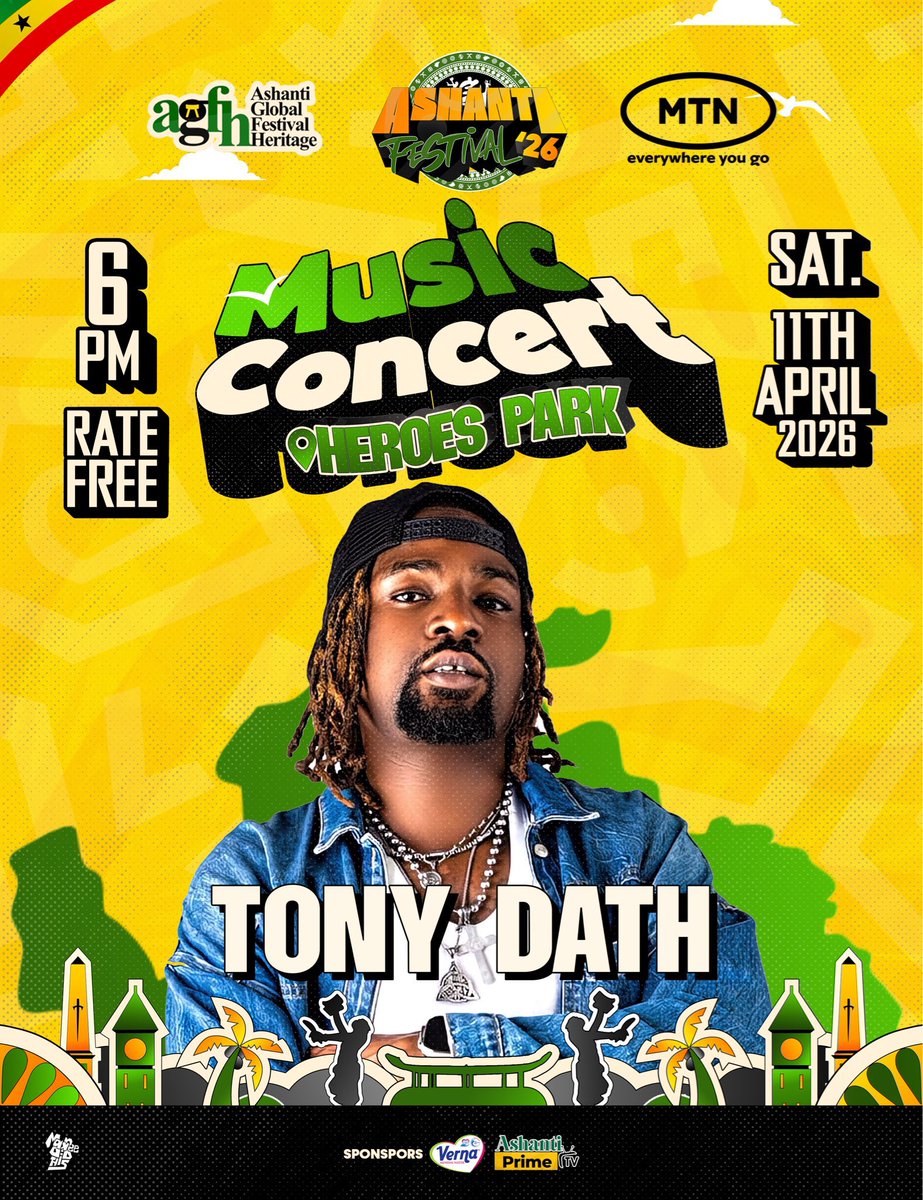 BhimVibez's tweet photo. Pull up for the #AshantiFest Music Concert tomorrow Saturday at Heroes Park
#BNNG Sensation @tony_dath1 will be there to perform so make sure you come in your numbers #Yaanomeeii
Rate : Free for All
#BhimVibez
#BNNGVibez https://t.co/nPm2pQEnrW