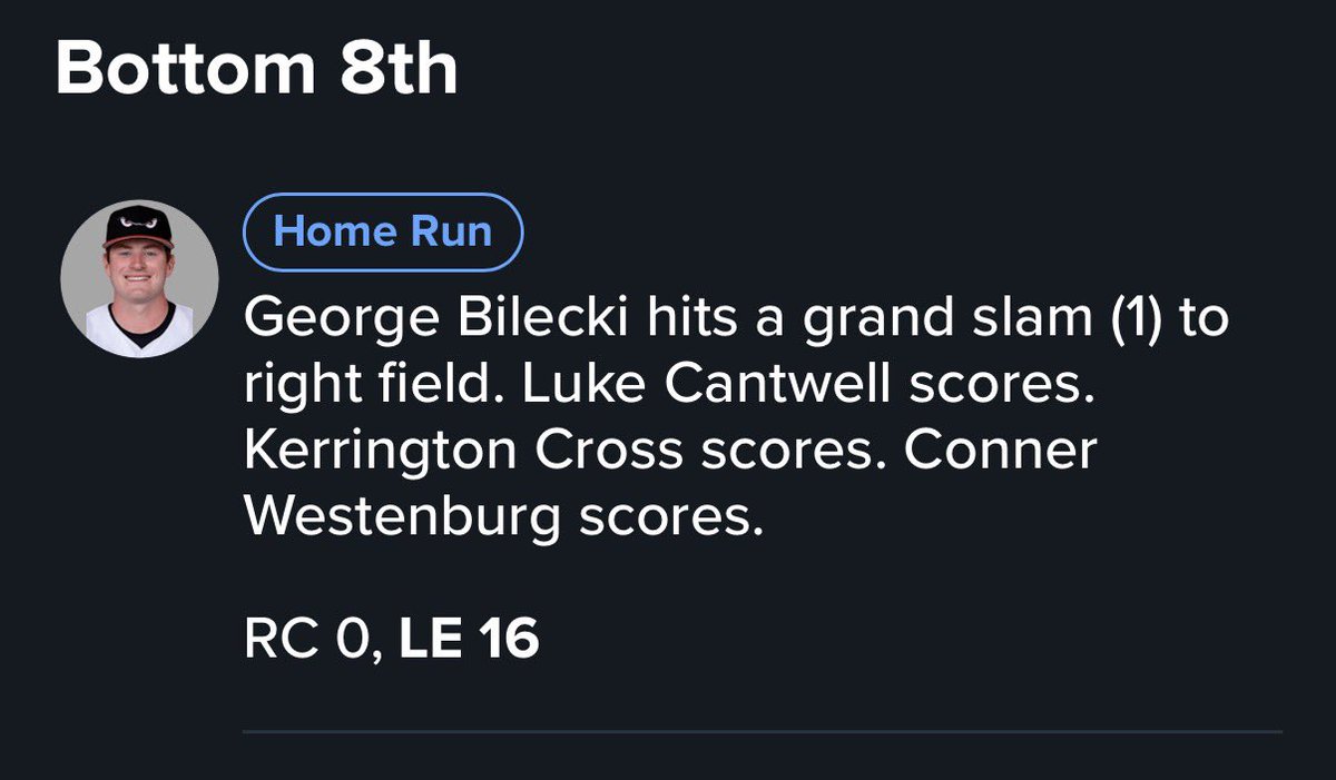Lewis Baseball tweet media