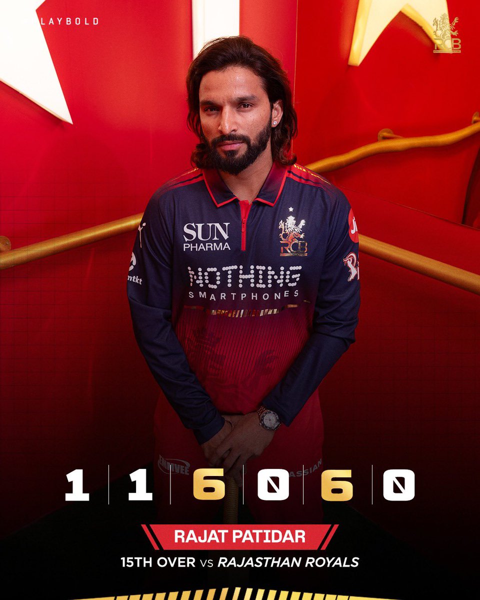 Upping the ante and we need more such overs! 🫡

#PlayBold #ನಮ್ಮRCB #IPL2026 #RRvRCB