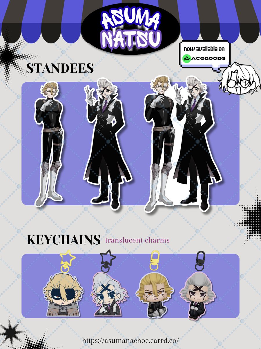 asumanatsu's tweet image. hello ! finally officially opening my shop on acggoods^^
acggoods.com/store/asuma-na…
for ph locals please refer to this form:
forms.gle/LhhjUEN4ywSpEK…