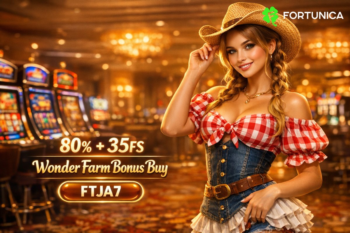 _fortunica_'s tweet photo. Don’t wait! Your big win is just a step away! Play now!
FTJA7 ➡️ Wonder Farm Bonus Buy
🪙Min. deposit: 35€
🪙Max.Bonus: 500€
🗓️Bonus active 3 days https://t.co/IKW7Y3vkOc