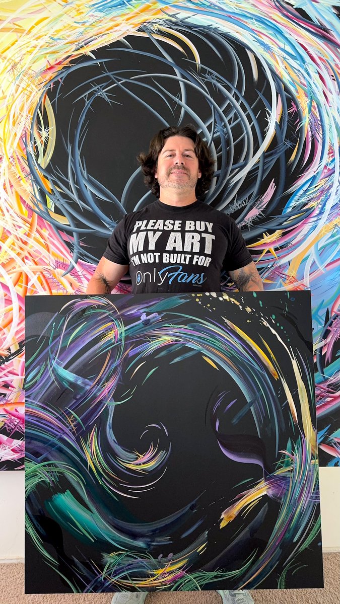 AcrylicAlchemy's tweet photo. "When You Lose Your Hope, Let Me Give You Mine." My work captures energy in flux...Past, present, and future all intertwined. If you look closely, images may start to emerge, much like a Rorschach Inkblot Test 🧑‍🎨

#contemporaryart #abstractart #sandiegoartist #fineart https://t.co/tkwd8nLtYL