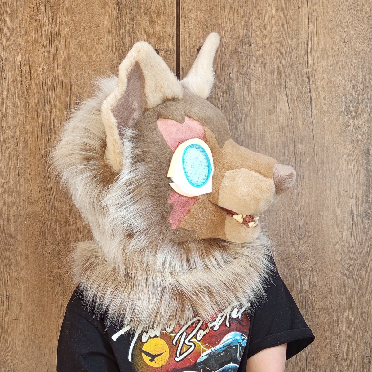 RydzMaxForteB6's tweet photo. Decided to make a head in two days and it actually came out so good

#fursuit #furry https://t.co/2Reei2R90h