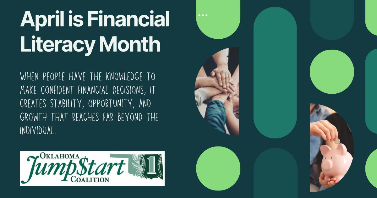 OklaJumpstart's tweet photo. April is #FinancialLiteracyMonth! https://t.co/HMgCObMq9a