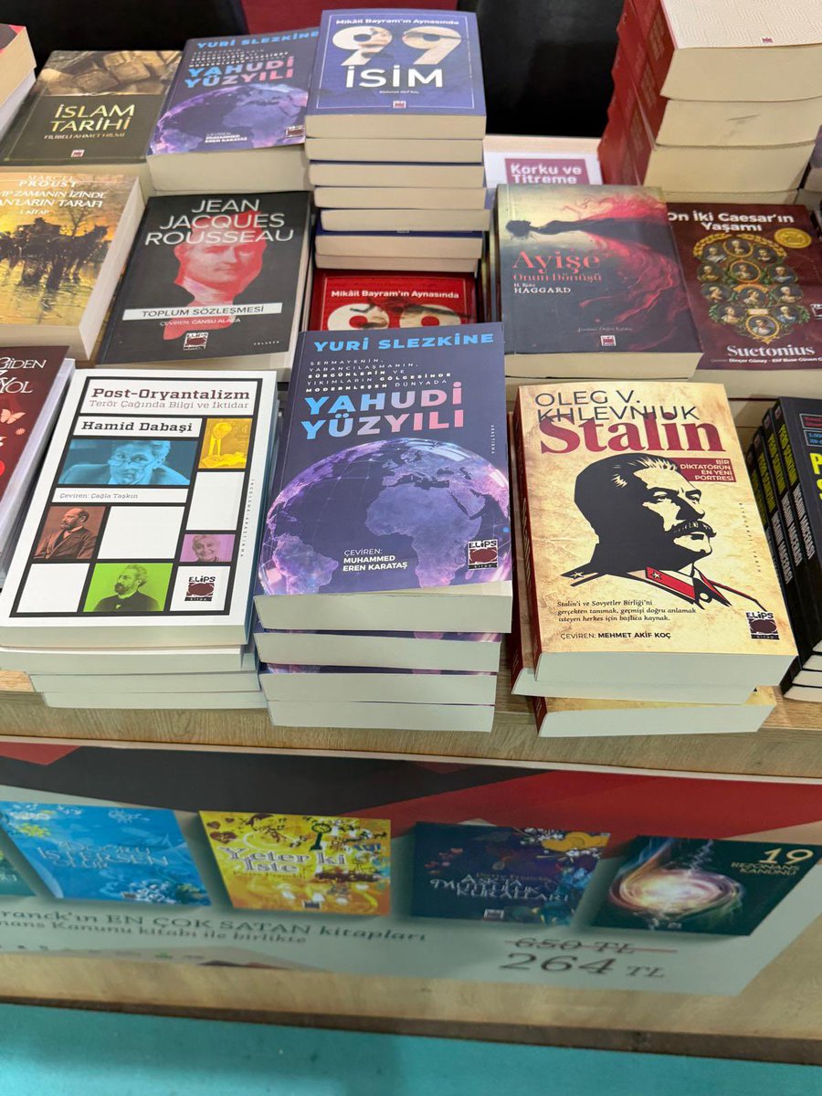 _KadirYilmaz_84's tweet photo. Çıkmasını merakla beklediğim Yuri Slezkine’nin Yahudi Yüzyılı @ElipsKitap’ın Ankara ATO’daki Kitap Fuarı standına gelmiş. Fuarda Elips Kitap %50 indirim yapıyor. Mutlaka uğrayın, pişman olmazsınız. https://t.co/3rof5GtmBk