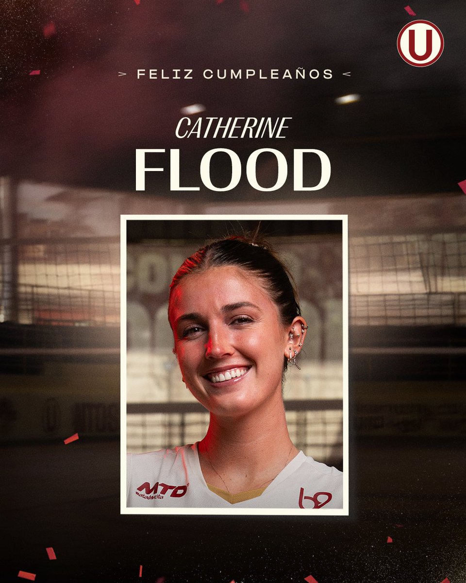 ¡𝗙𝗘𝗟𝗜𝗭 𝗗𝗜́𝗔, «𝗖𝗔𝗧»! 💛🎂

Hoy está de cumpleaños Catherine Flood, punta receptora y máxima anotadora de nuestras Pumas. 

¡Muchas felicidades! 🤩

#PumasConGarra