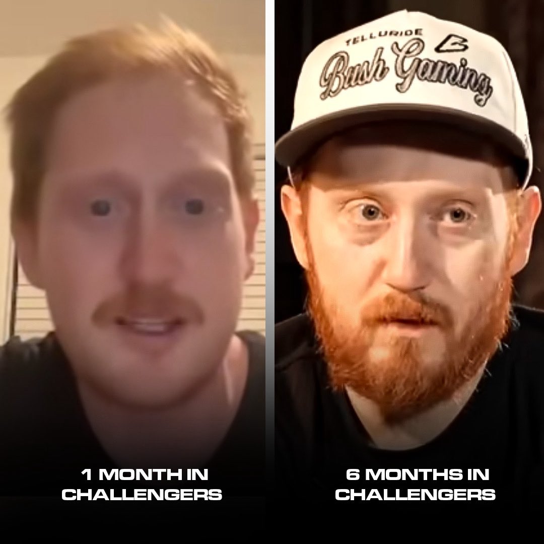 What 6 months in challengers does to a man………. U good? <a href="/ConnorMook_/">Mook</a>