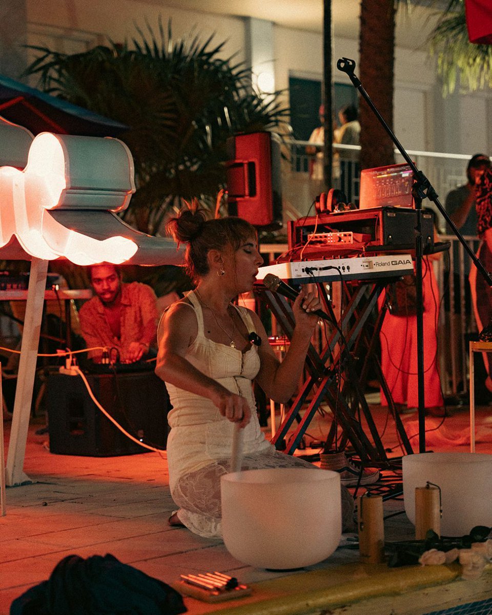 LiveArtsMiami's tweet photo. Stranger Cat (Cat Martino) (@stranger_cat__)  joins the LALA WIP spring cohort with "Architects of Voice", a live, site-specific performance where voice, movement, and spatial sound build a communal environment from the ground up. 
https://t.co/71CQqVp8wo https://t.co/vG57usc04R